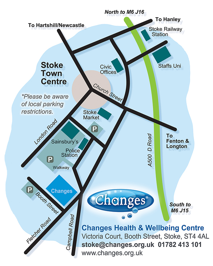 Wellbeing Centre Map